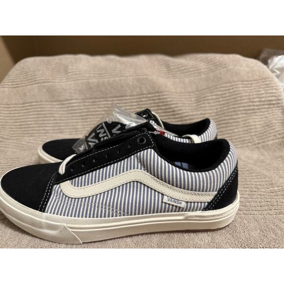 NWT Vans Old Skool Federal Biking BMX Men's Blue White Stripe  Popcush, 7.5 - Picture 6 of 9